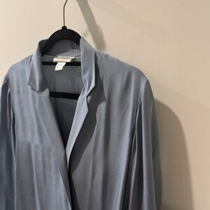 Neiman Marcus Women's blue silk blouse